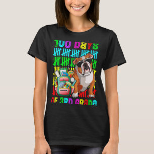 Camiseta 100° Día de Niños de 3er Grado Bulldog Inglés D
