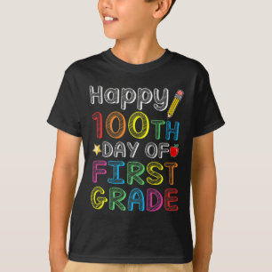 Camiseta 100° Día de Primer Grado - Colorido regalo de 100