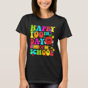 Camiseta 100° Día De Retro Escolar 100 Días Estudiante Doce