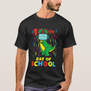 Camiseta 100° Día De Traje Escolar En Máscara 100 Días Trip