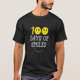 Camiseta 100° Día Del Colegio Felices Cien Días Sonrisas