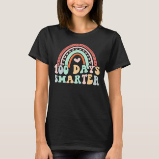 Camiseta 100° Día del Maestro Escolar 100 días más intelige