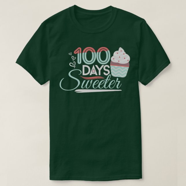 Camiseta 100° Día del Maestro Escolar Dulce Vela 1 (Diseño del anverso)