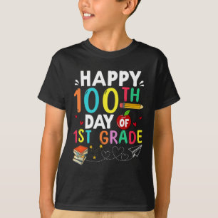 Camiseta 100° Día del Primer Grado 100 Días de Maestría Esc