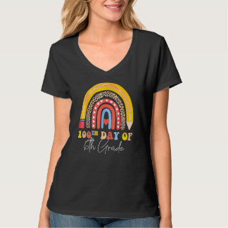 Camiseta 100° Día del Profesor de 6º Grado 100 Días Más Int