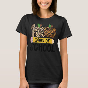 Camiseta 100° Día del Profesor Escolar Leopard 100 Da