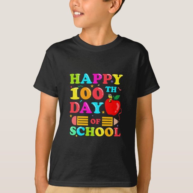 Camiseta 100° día escolar 2024 niños (Anverso)