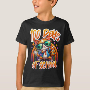 Camiseta 100° Día Gracioso Profesor y campeón; Estudiante 1
