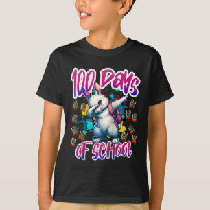 Camiseta 100° Día Gracioso Profesor y campeón; Estudiante 1