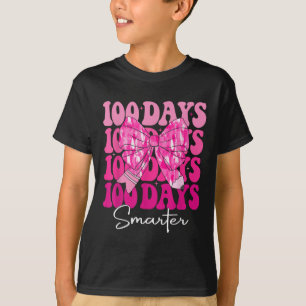 Camiseta 100 días Chicas más inteligentes Coqueta rosa por 