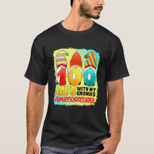 Camiseta 100 Días Con El Profesor De La Escuela Primaria De