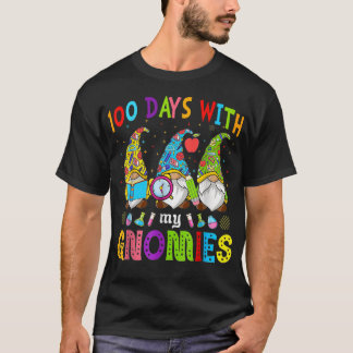 Camiseta 100 días con mi alumno de la escuela de gnomies di