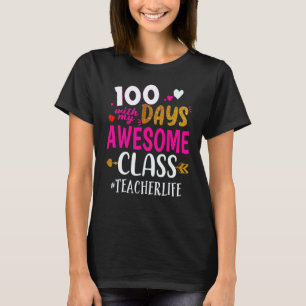 Camiseta 100 Días Con Mi Fantástica Escuela De Profesores D