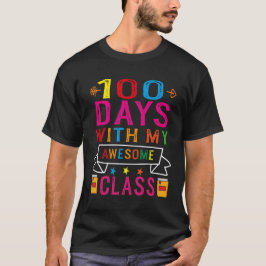 Camiseta 100 Días Con Mi Impresionante Clase 100 Días De Es