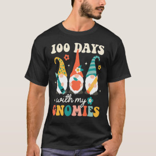 Camiseta 100 Días Con Mis Gnomías 100 Días De Escuela Groov