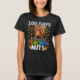 Camiseta 100 Días Conduciendo a Mi Profesor Loco Squirrel D