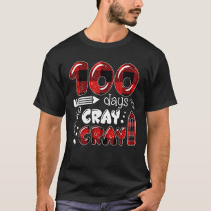 Camiseta 100 Días Cray Cray 100º Día De La Escuela Buffalo 