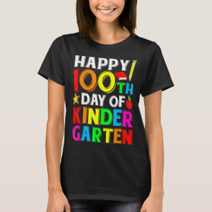 Camiseta 100 Días De 1er Grado Feliz 100º Día De Scho