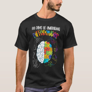 Camiseta 100 Días De Aceptar Diferencias Sped Profesor Auti