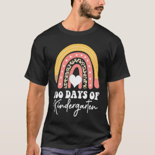 Camiseta 100 Días De Agradecimiento A Maestros De Kinder