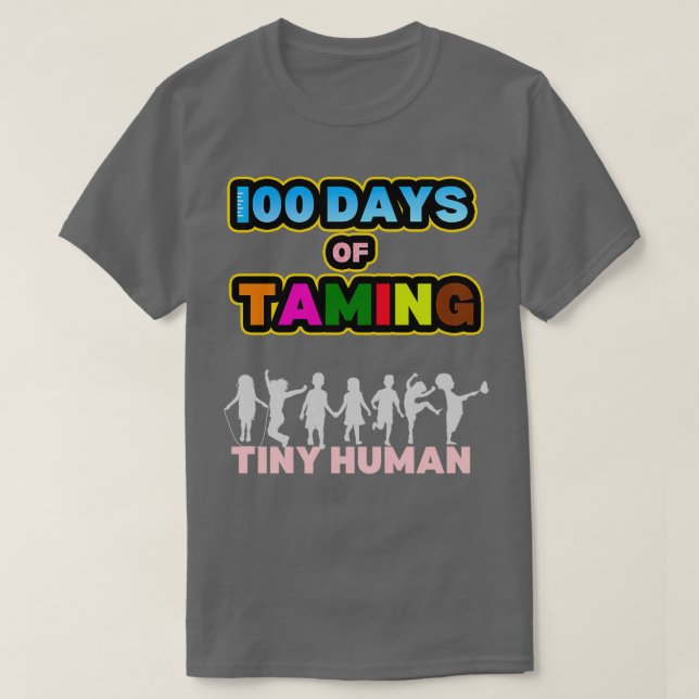 Camiseta 100 días de amamantar a pequeños humanos 100 días  (Diseño del anverso)