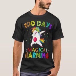 Camiseta 100 días de aprendizaje mágico