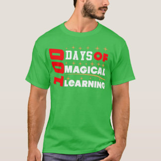 Camiseta 100 días de aprendizaje mágico 5