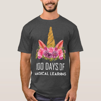 Camiseta 100 días de aprendizaje mágico 8