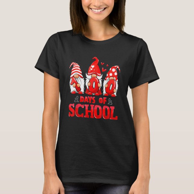 Camiseta 100 Días De Aprendizaje Virtual De La Escuela (Anverso)
