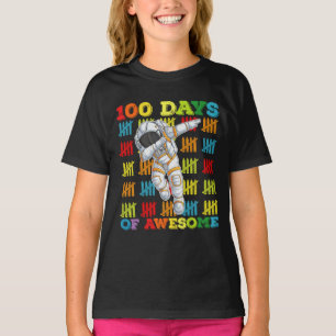Camiseta 100 Días De Asombroso Astronauta 100º Día De Escue