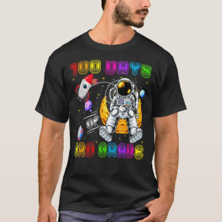 Camiseta 100 Días De Astronauta De 3er Grado 100 Días Más I