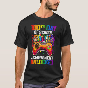 Camiseta 100 días de avance escolar desbloqueados