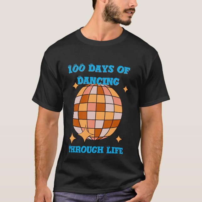 Camiseta 100 días de baile a través de la vida (Anverso)