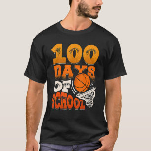 Camiseta 100 Días De Básquetbol Escolar 100º Día De La Escu