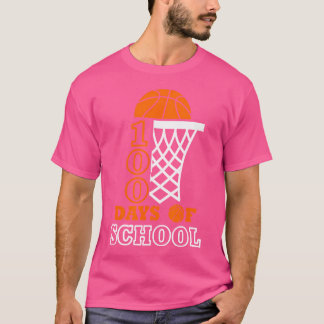 Camiseta 100 Días De Básquetbol Escolar 100 Días De Sc