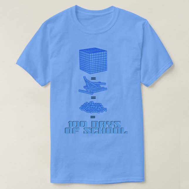 Camiseta 100 días de bloqueo escolar (Diseño del anverso)