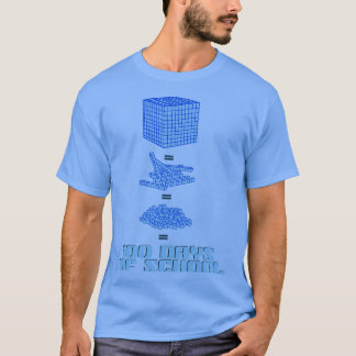 Camiseta 100 días de bloqueo escolar