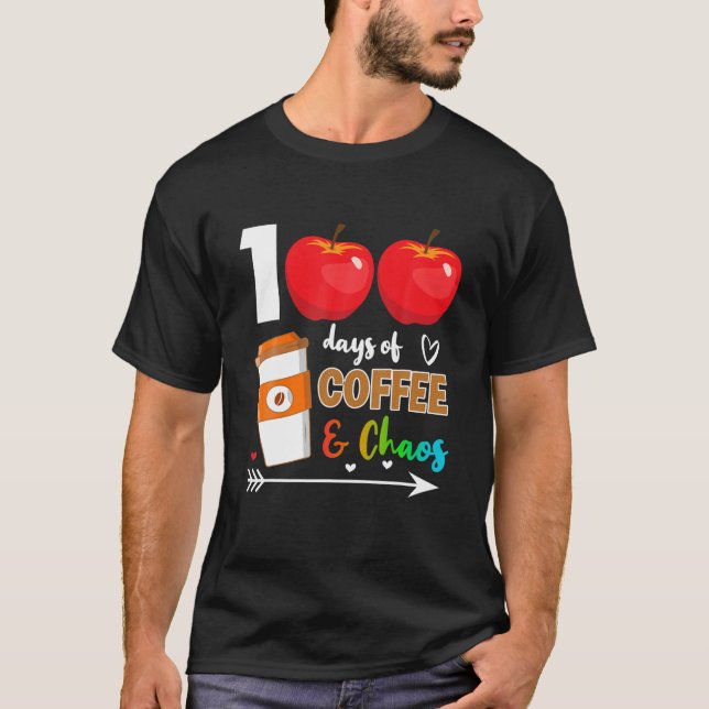 Camiseta 100 Días De Café (Anverso)