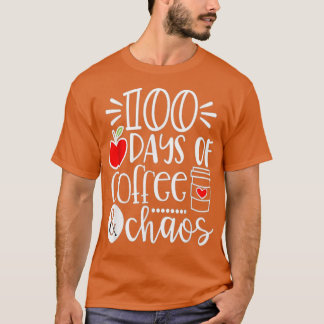 Camiseta 100 Días De Café Caos Classic TShirt