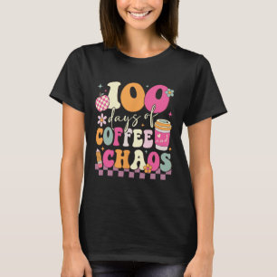 Camiseta 100 Días De Café Escolar Más De 100 Días De Escuel