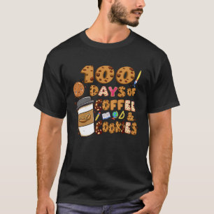 Camiseta 100 Días De Café & Galletas 100º Día De Escuela T