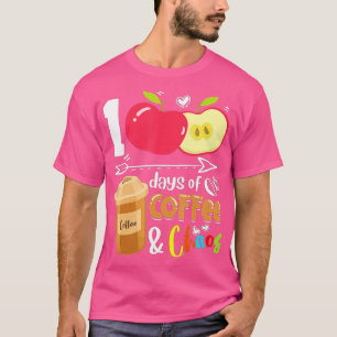 Camiseta 100 días de café y caos - 100 días de escuela