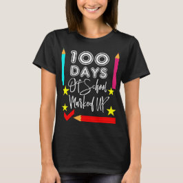 Camiseta 100 Días De Celebración De Diversión Escolar