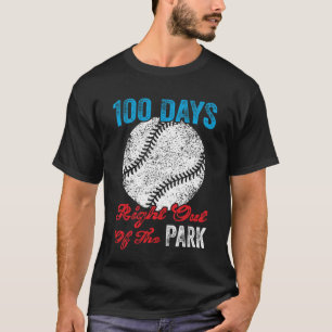 Camiseta 100 Días De Celebración De La Diversión De Un Esco