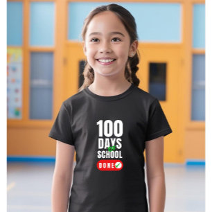 Camiseta 100 días de Chica escolar