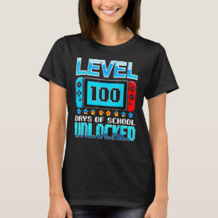 Camiseta 100 días de clase B de videojugador