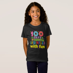 Camiseta 100 días de clase de chicas escolares de guardería