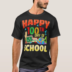 Camiseta 100 días de clase Profesor Educador 100 días más i