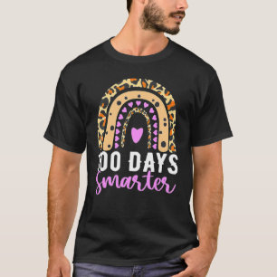 Camiseta 100 días de clases 100 días de lluvia más intelige