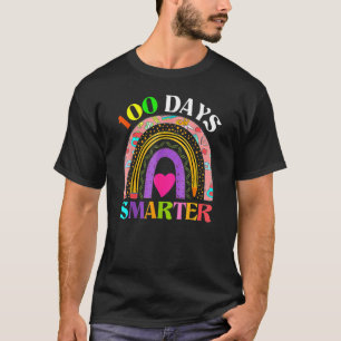 Camiseta 100 días de clases 100 días de lluvia más intelige